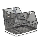 Basil Class Bakkorg 38x31x27cm Mesh Avtagbar Rem/Reflexremsa Stål Svart