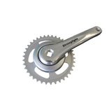 Stronglight F8 Earth Enkelt Kedjekrans 38t Vevparti 170mm Silver