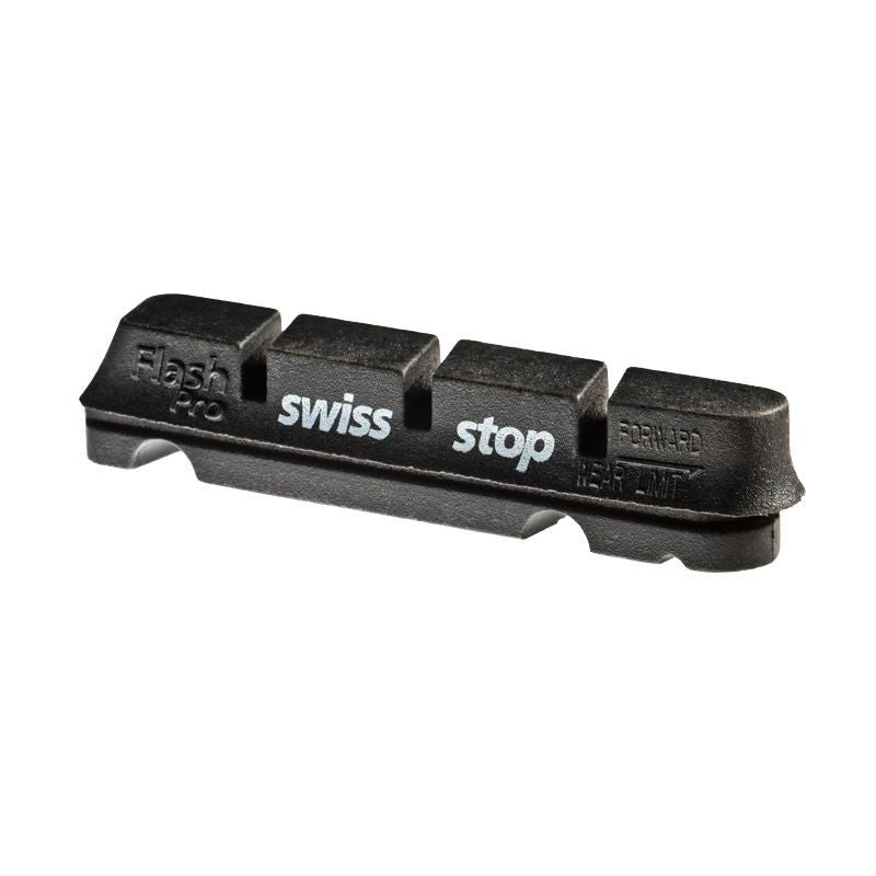 Kit 4 Zapatas Swissstop Flash Negro/Aluminio