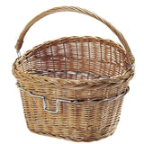 Klickfix Wicker Front Basket Hoop 18L 40x30x31cm Brun
