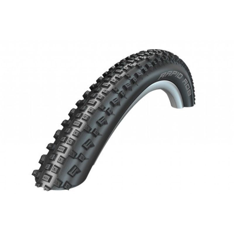 Cubierta Schwalbe Rapid Rob HS425 K-Guard SBC LiteSkin Rígida Negro