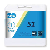 KMC S1 RB Kedja 112 Länkar 1s Silver
