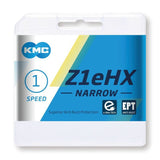 KMC Z1 EHX EPT Kedja 128 Länkar 1v Grå