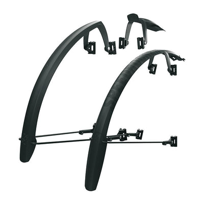 Pack Guardabarros Delantero/Trasero SKS Speedrocker 28" 47mm Negro