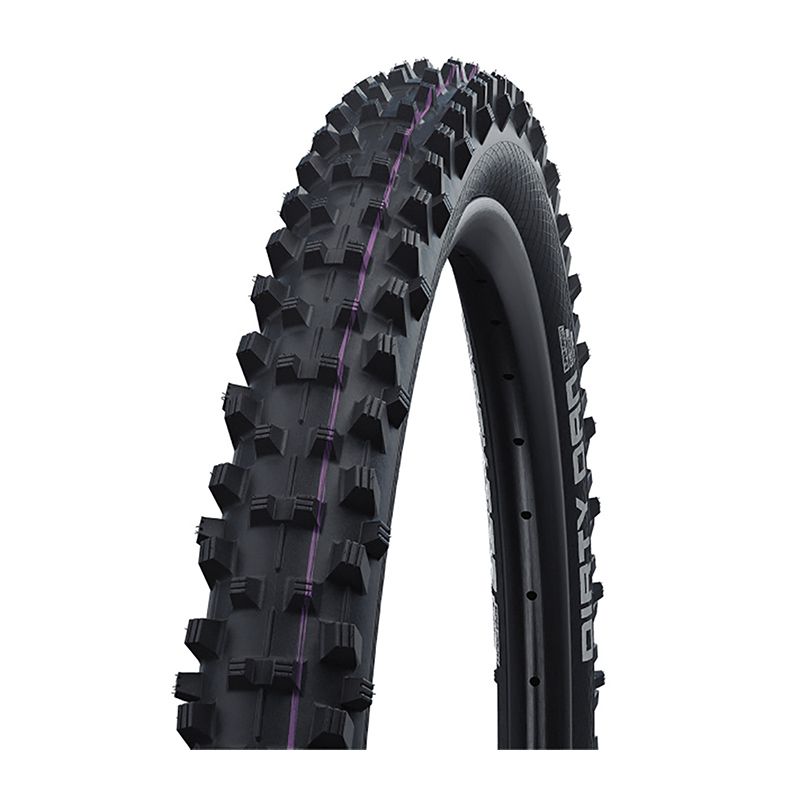 Cubierta Schwalbe Dirty Dan HS417 Evolution Super Gravity Tubeless Addix Ultra Soft Plegable Negro