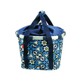 Klickfix Floral 1 Styrbag 15L 35x28x26cm Blå
