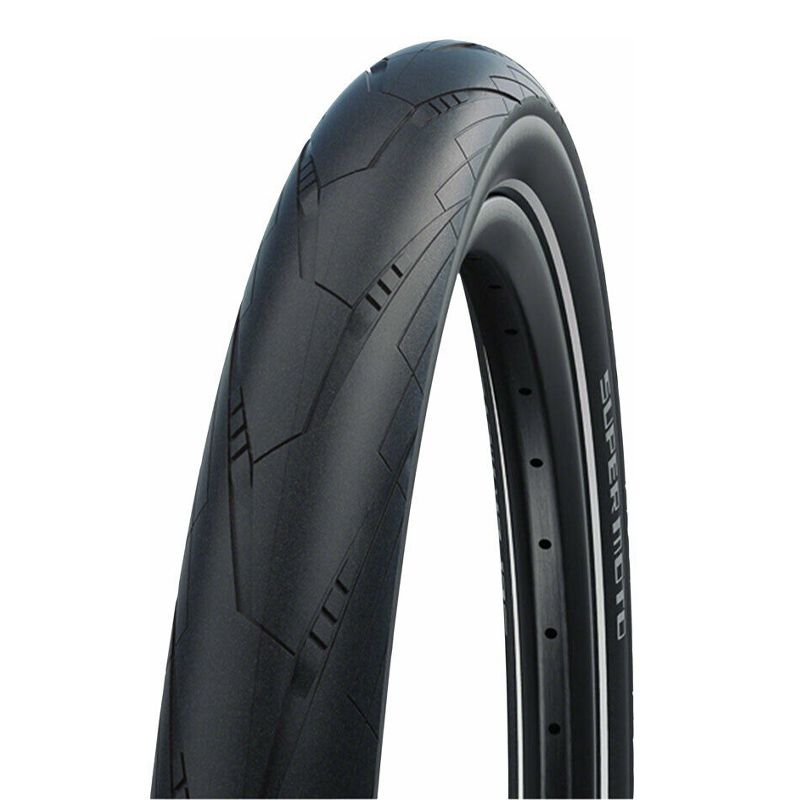 Cubierta Schwalbe Super Moto HS605 Performance MicroSkin RaceGuard Addix Rígida Negro Reflectante