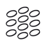 Deda Styrrörssats 1-1/8" 3mm 10 st Svart Aluminium