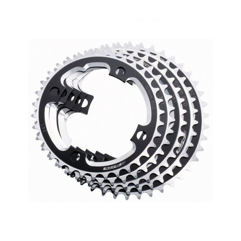 Plato Fsa Dh Pro WB171 104 BCD 4 Brazos 3mm Offset 42d Aluminio Negro/Plata