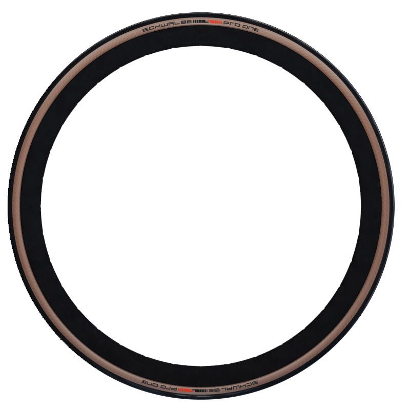 Cubierta Schwalbe Pro One HS493 Evolution Super Race V-Guard Addix Race TLE Plegable Negro/Marrón