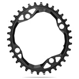 Absolute Black Oval 104 BCD 4 Arms 1x10/12s Aluminium Svart