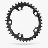 Absolute Black Oval 110 BCD 5 Arms 2x9-11s Aluminium Svart