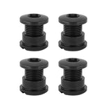 Absolute Black Kedjebultssats 4 Armar Kort Aluminium Svart