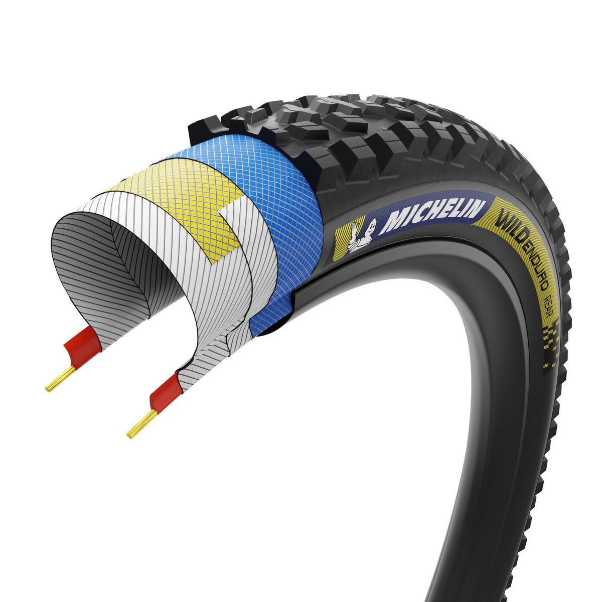 Cubierta Michelin Wild Enduro Trasera Racing Line Plegable Dark
