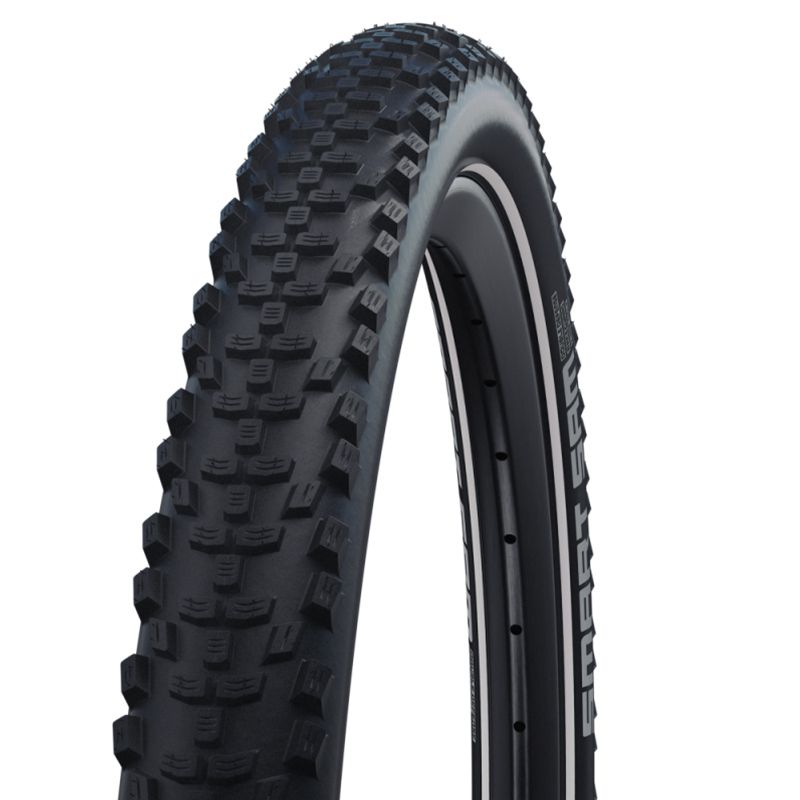 Cubierta Schwalbe Smart Sam HS624 Performance K-Guard TwinSkin NMC Rígida Negro