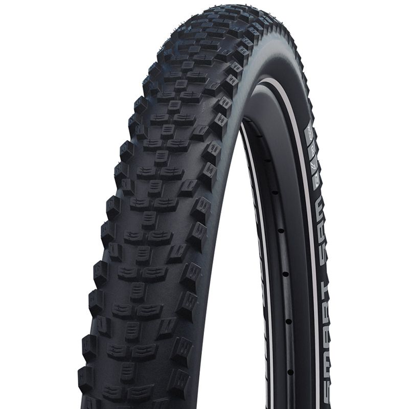Cubierta Schwalbe Smart Sam HS624 Performance DD RaceGuard Addix Rígida Negro Reflectante