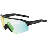 Bolle Lightshifter Solglasögon Black Matte Phantom Light Green/Photochromic
