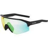 Bolle Lightshifter XL Solglasögon Black Matte Phantom Light Green/Photochromic