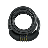Kabellås Oxford Combi Coil12 1.5mx12mm Svart